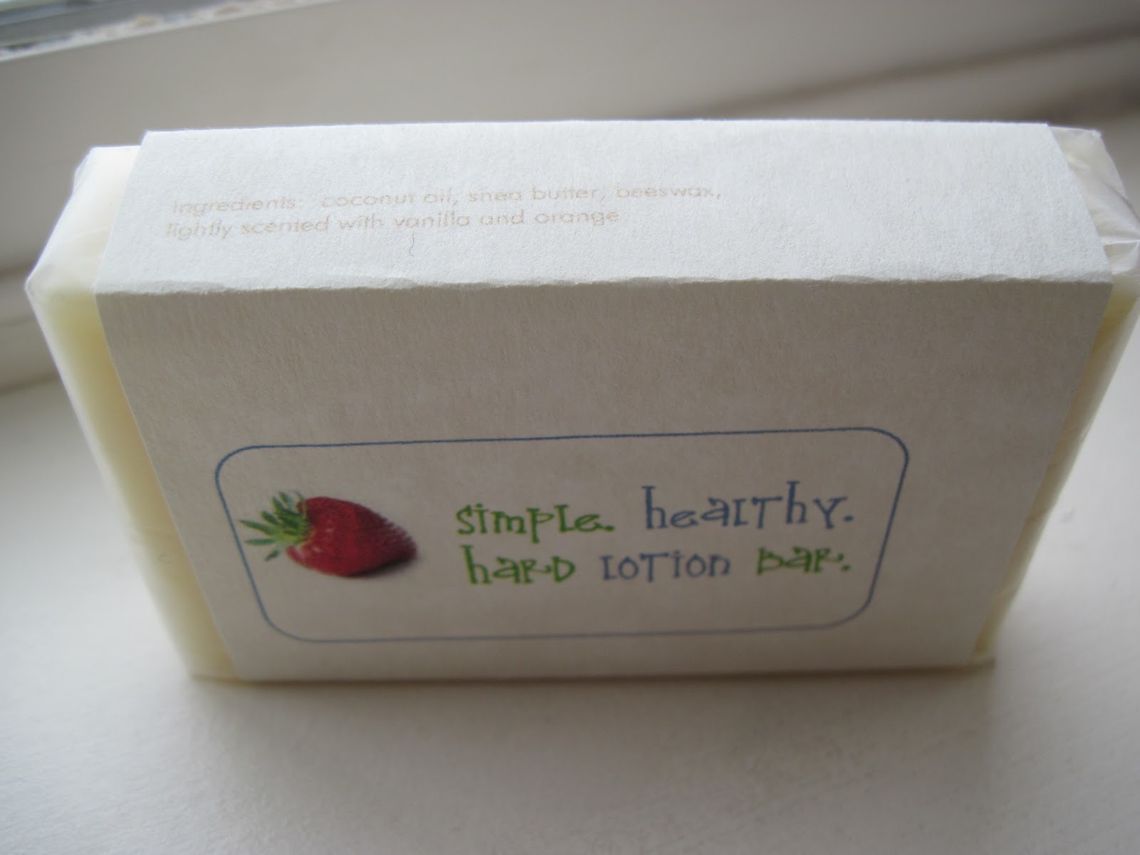 Simple. Healthy. Tasty Hard Lotion Bars