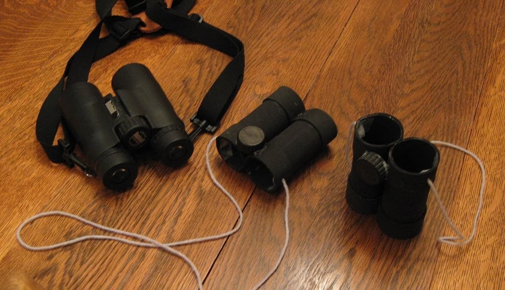 Almost Unschoolers: Toilet Paper Tube Binoculars