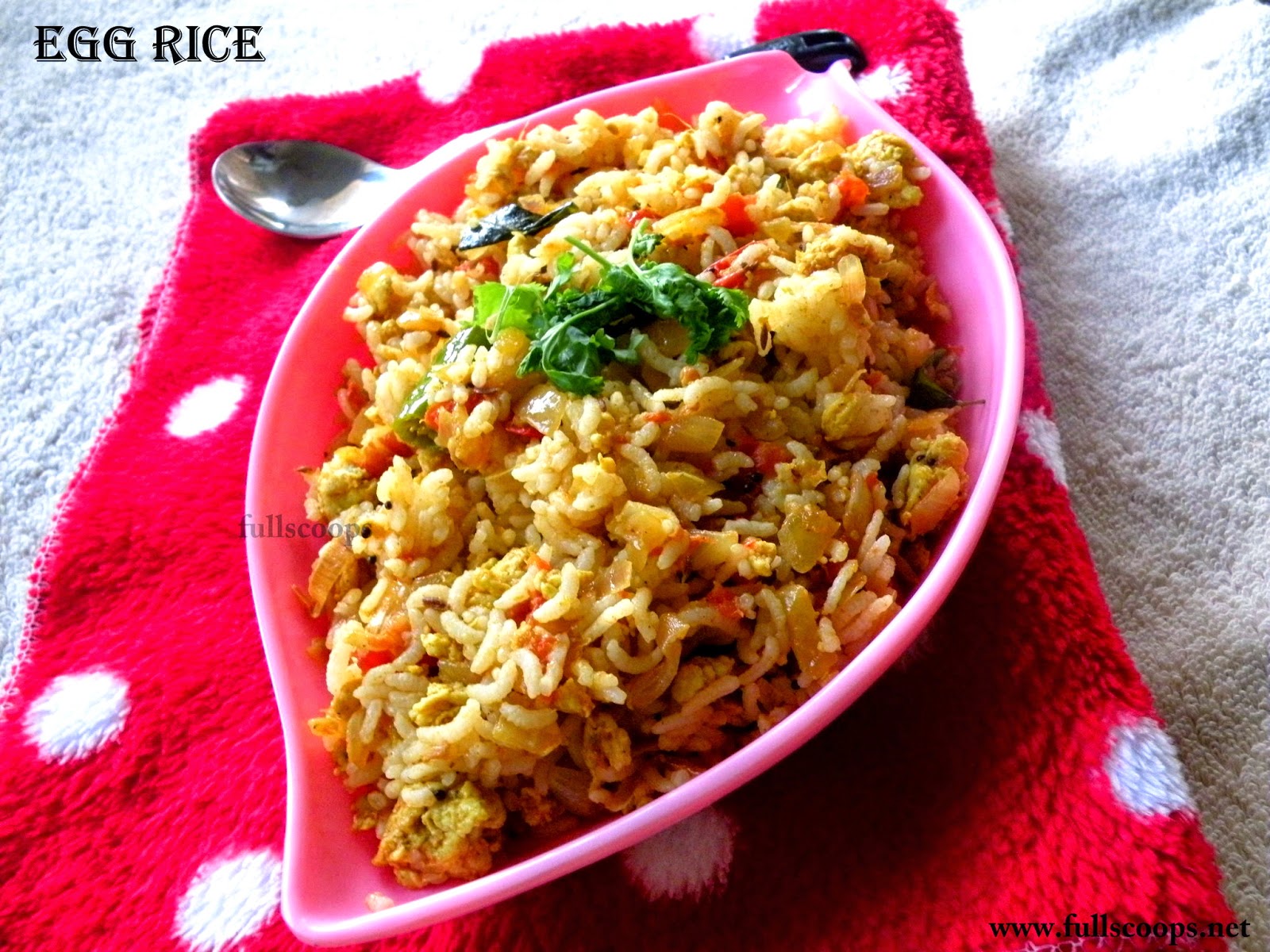 Masala Egg Rice Full Scoops A food blog with easy,simple & tasty recipes!