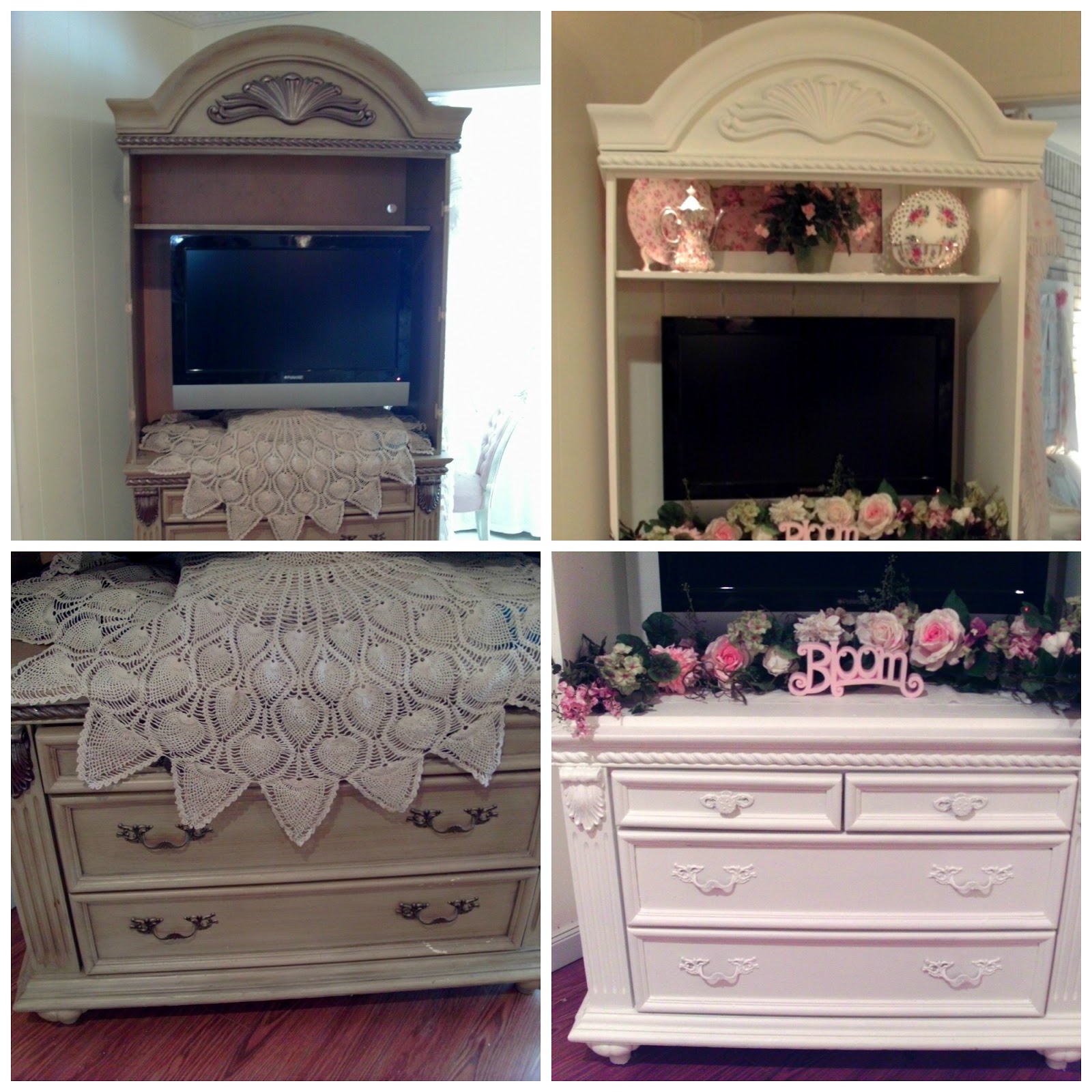 Penny's Vintage Home White Armoire