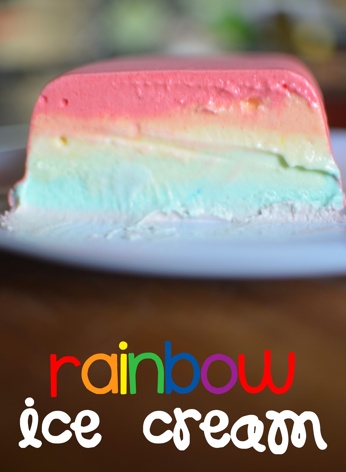 Serenity Now Rainbow Ice Cream (St. Patrick's Day Treat)