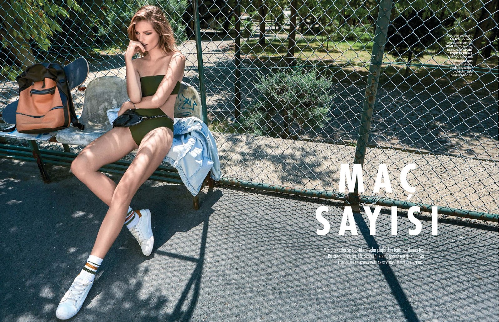 News Magazines Stefani Sober In Elle Turkey August 2015 By Koray Parlak