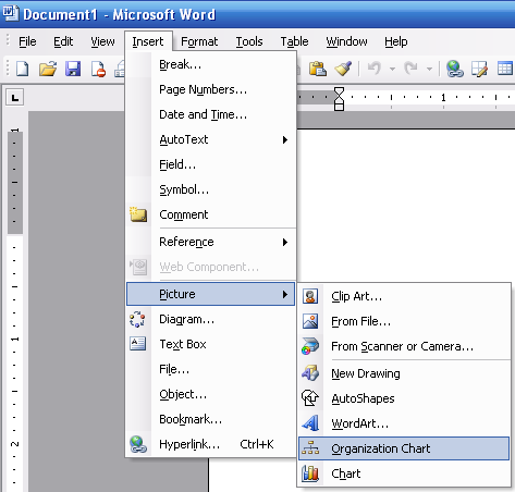 How To Do An Organizational Chart In Word 2013
