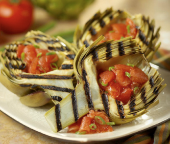 Verduras A La Brasa Con Guindilla