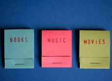 books and music and movies