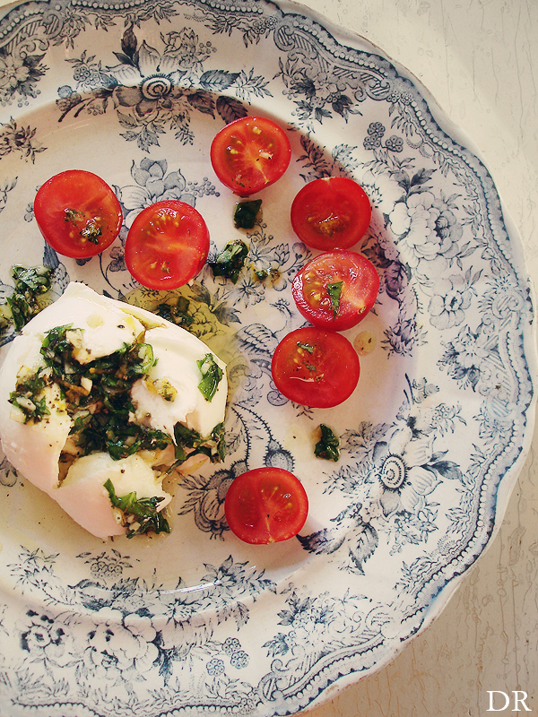 Things I Like.. Gemarineerde buffelmozzarella met tomaten