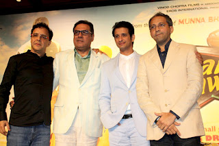 Vidhu Vinod Chopra, Rajesh Mapuskar, Sharman Joshi at 'Ferrari Ki Sawaari' at a media interaction at IIFA