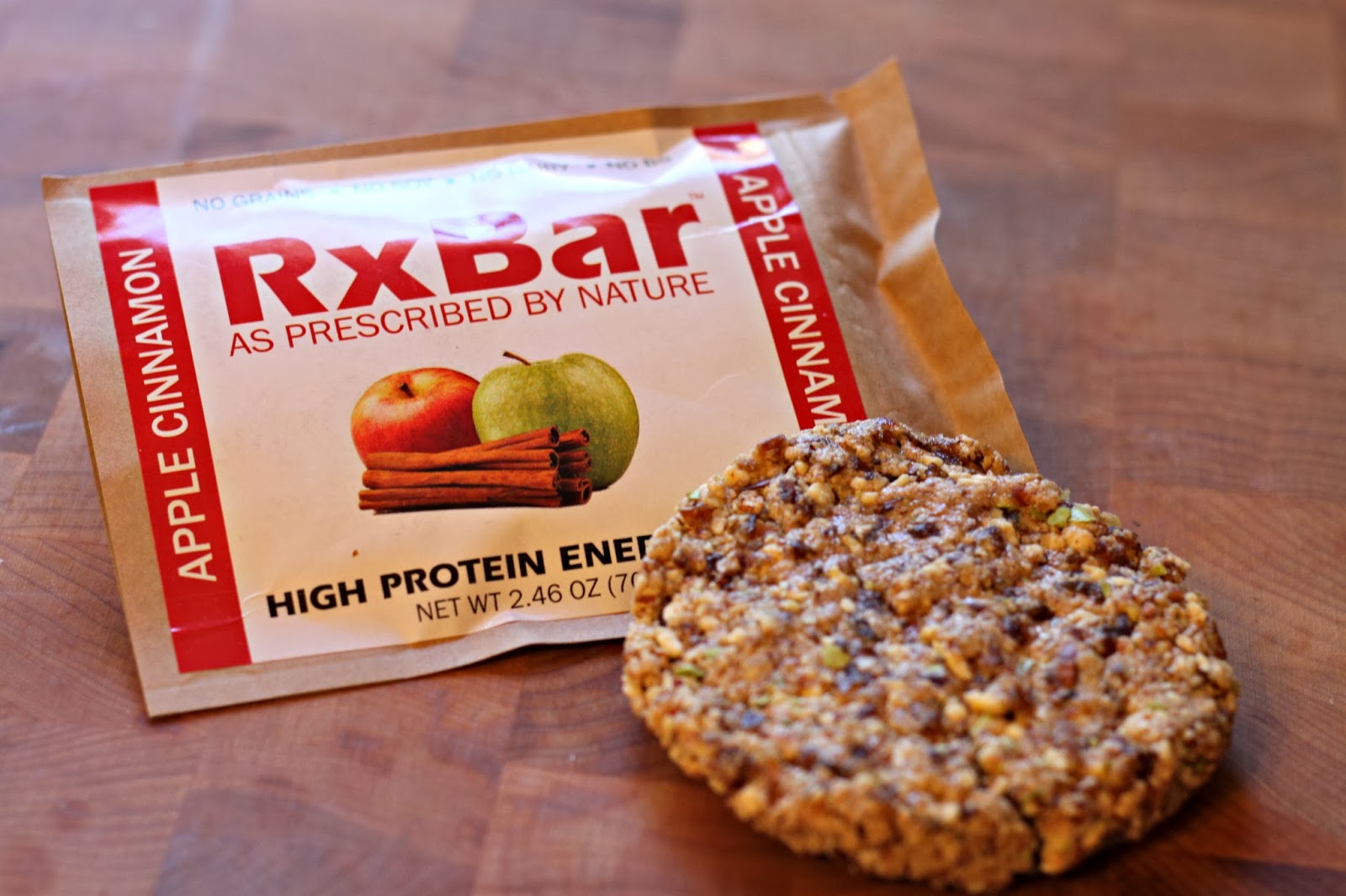 See Sarah Bake Apple Cinnamon Protein Bar