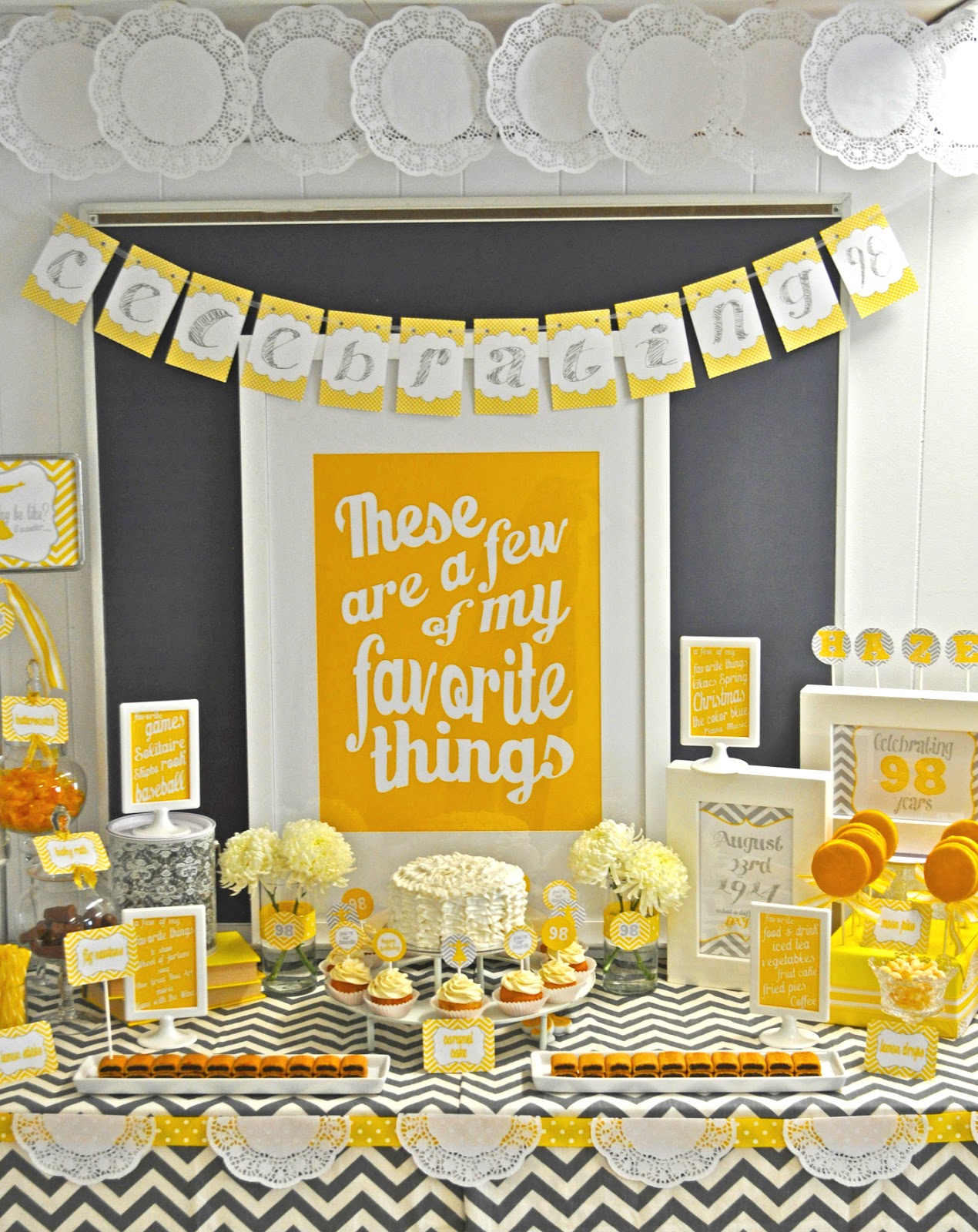 Little Big Company The Blog A 98th Birthday Party, Yellow