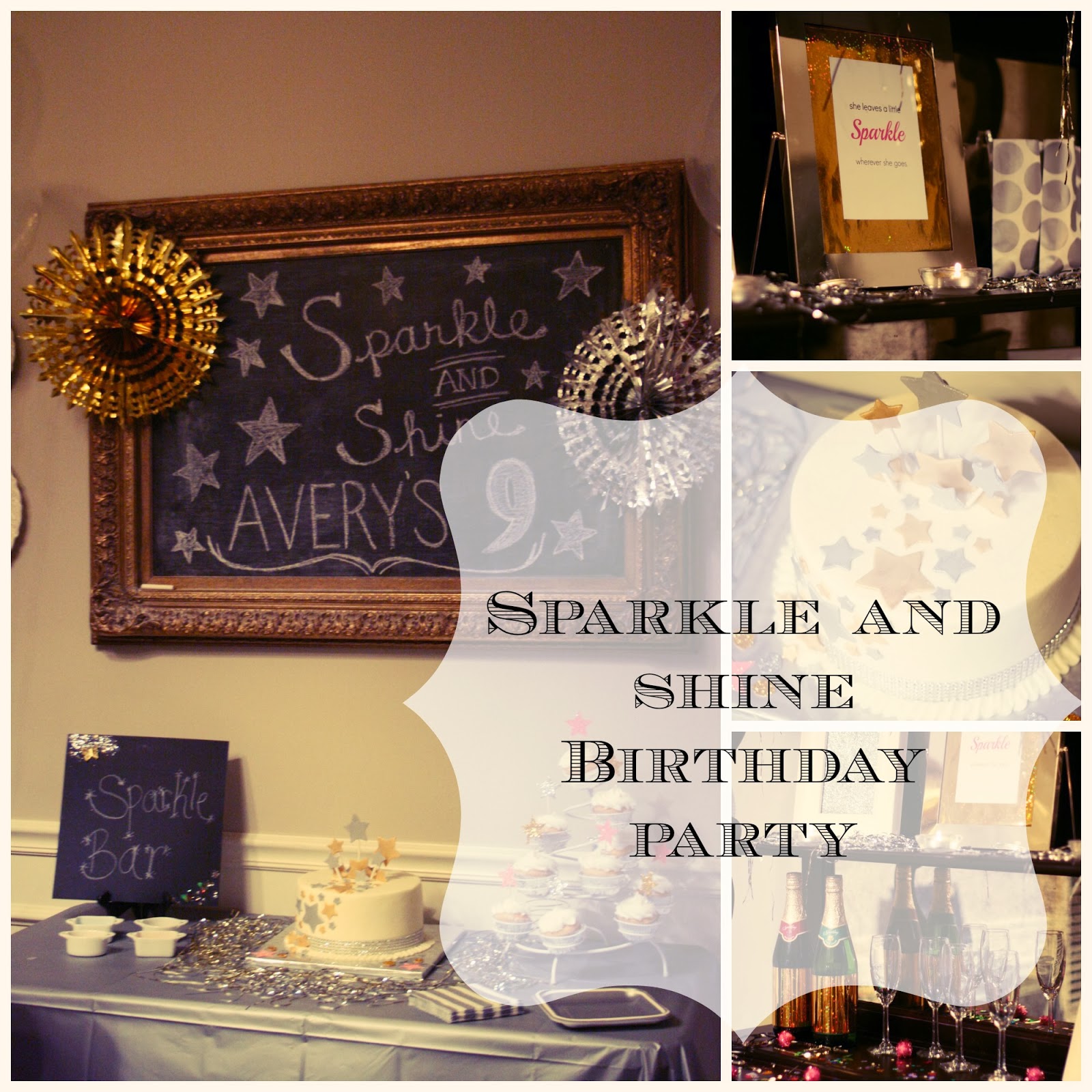 Family of Four Sparkle and Shine party...
