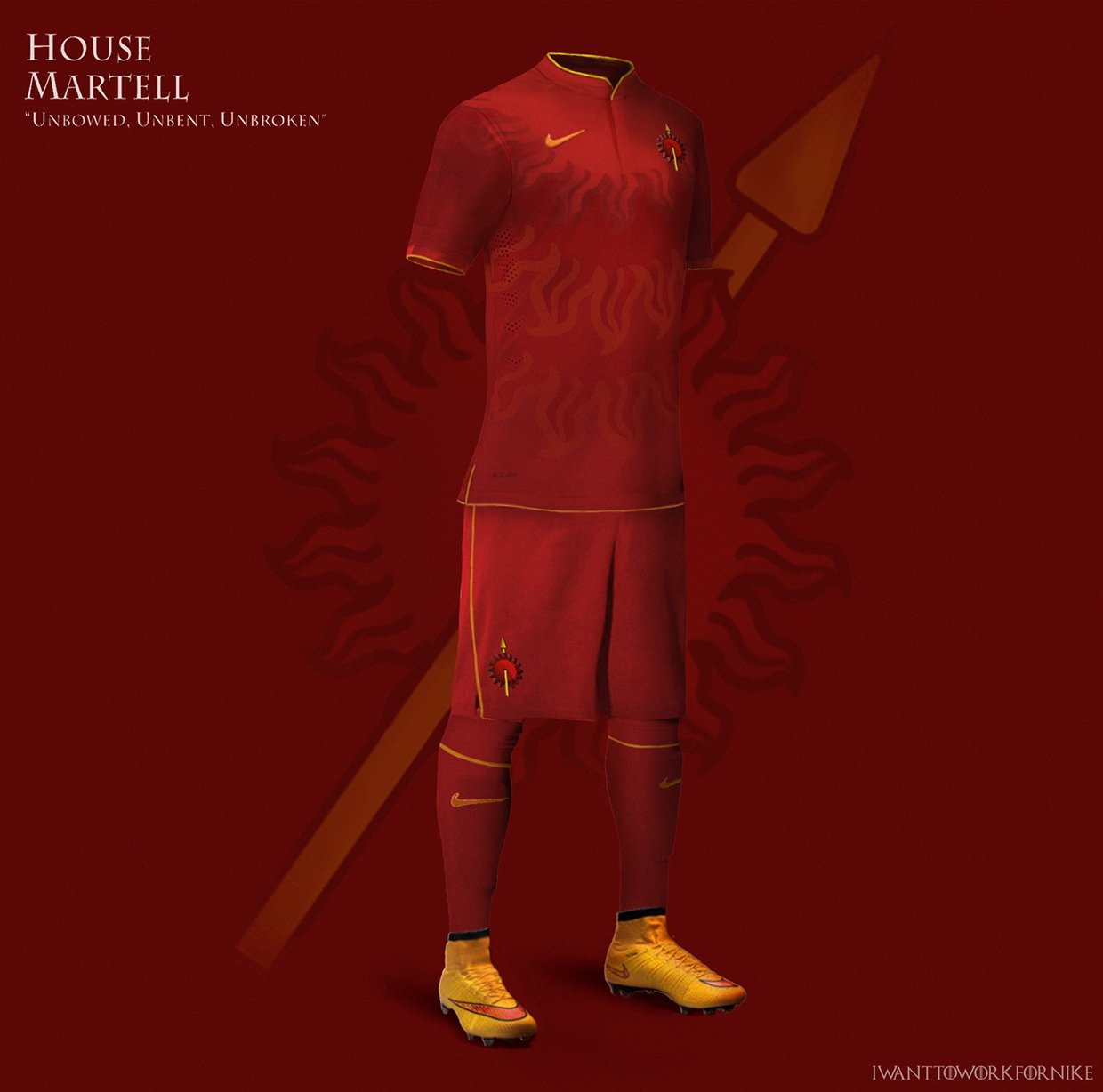 Game of Thrones Football Kits by Nerea Palacios Footy Headlines