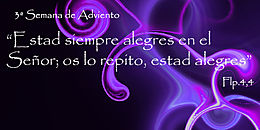 3ª Semana de Adviento