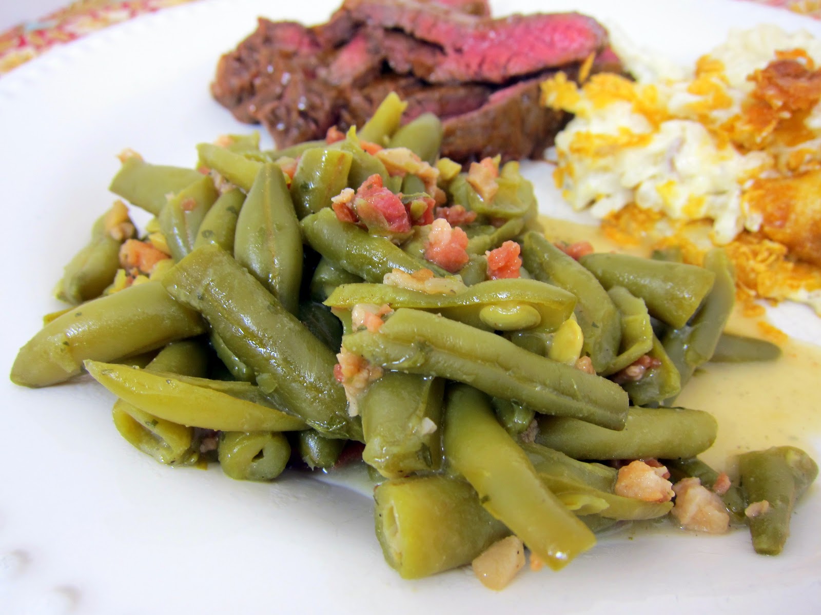 Ranch Style Green Beans Plain Chicken