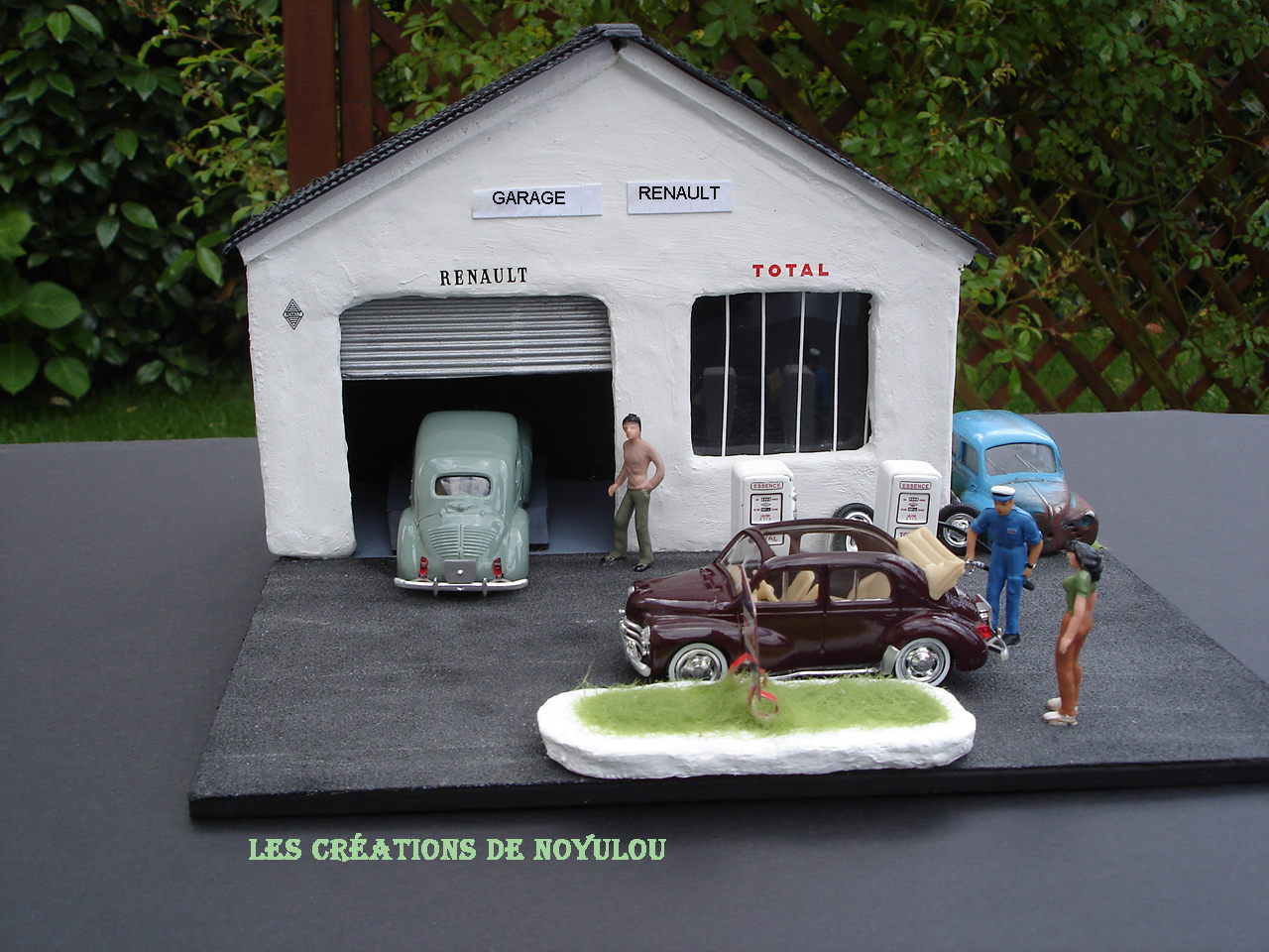 les creations de noyulou  diorama garage