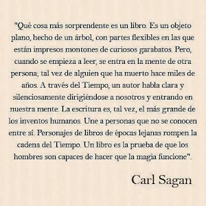 CARL SAGAN Y SU CONCEPTO DE LOS LIBROS