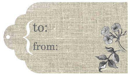 Oh the lovely things: Free Printable Gift Tags