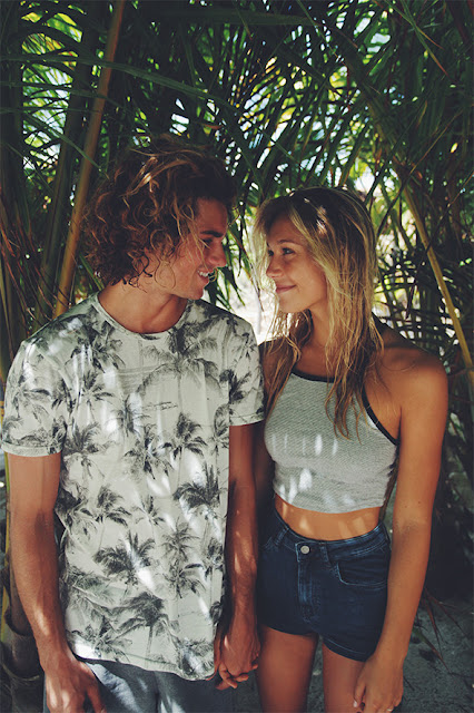 Alexis Ren Pull&Bear Surf Collection