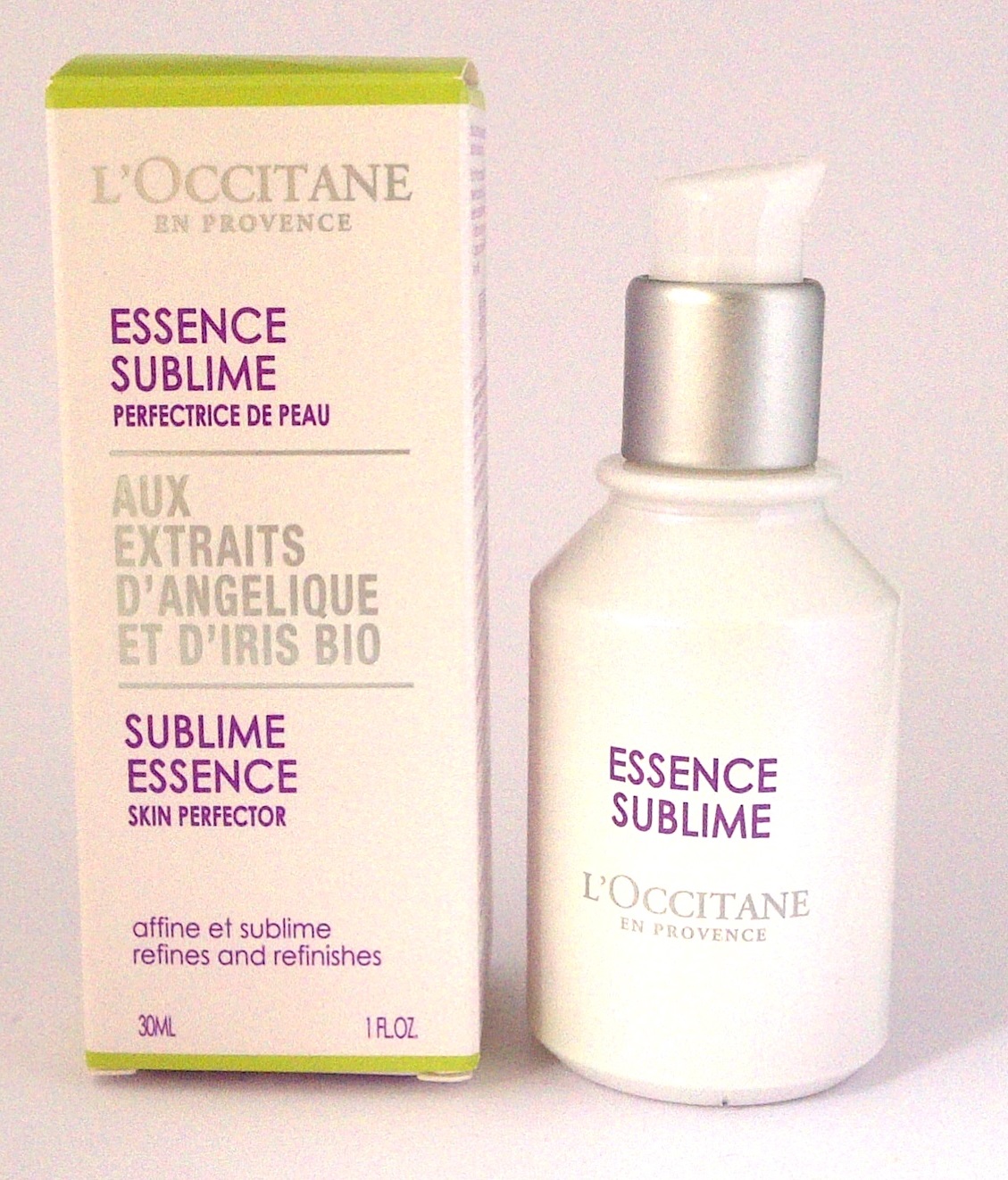 BeautySwot L'Occitane Iris Angelica Sublime Essence Skin Perfector