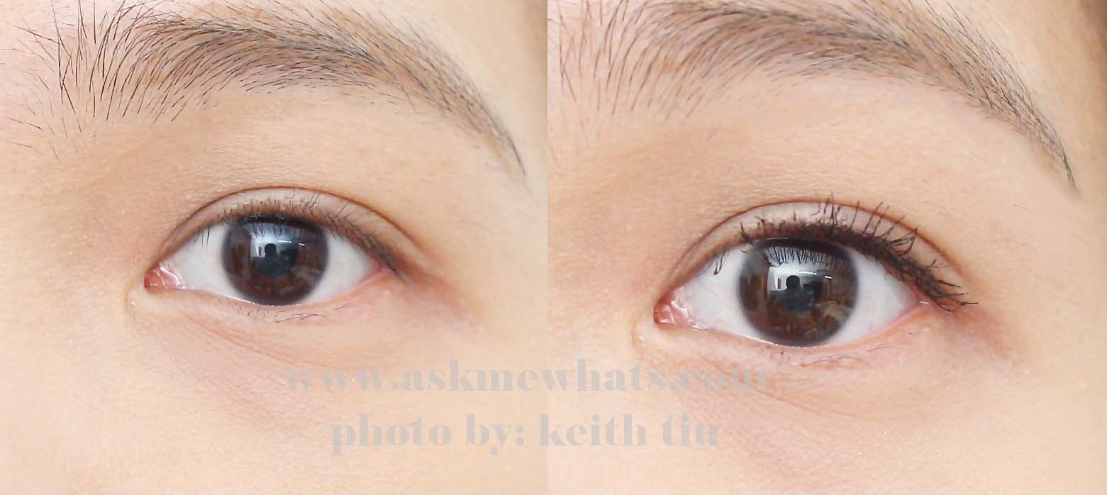 HD Mascara by Browhaus before and after