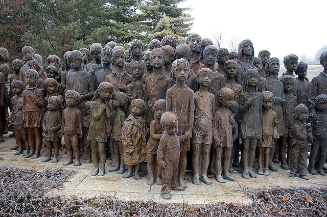 Why It’s Vital We Remember the Bystanders to the Holocaust as well as the Criminals  Lidice+children+scultpure+massacre