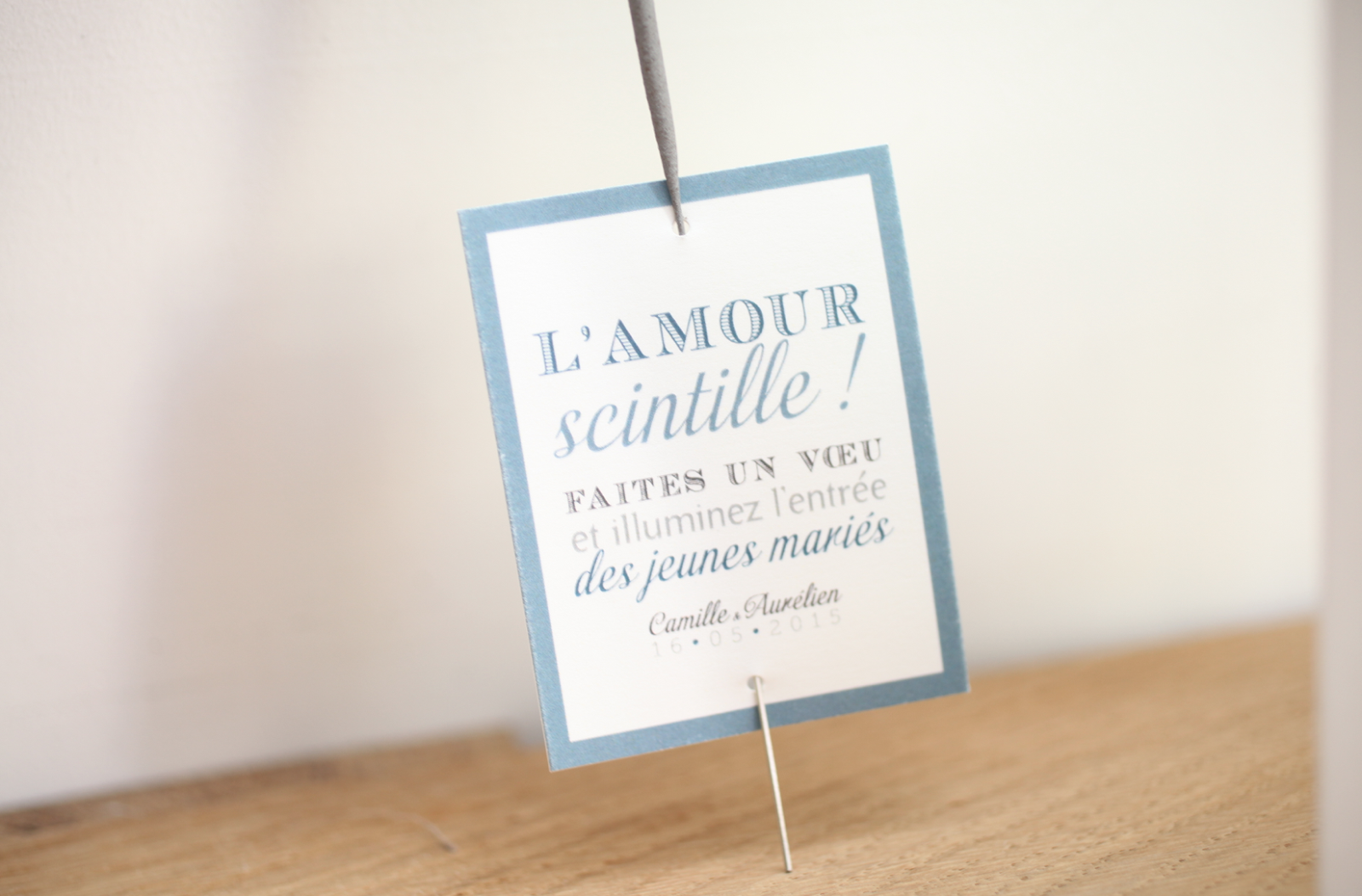 Your Beautiful Days Menu Feu De Bengale Letterpress