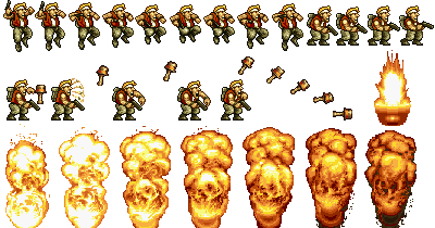 johnny serrano gdd project 11 deliverable metal slug sprite sheets