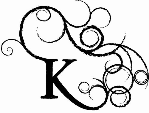 Letter K Tribal