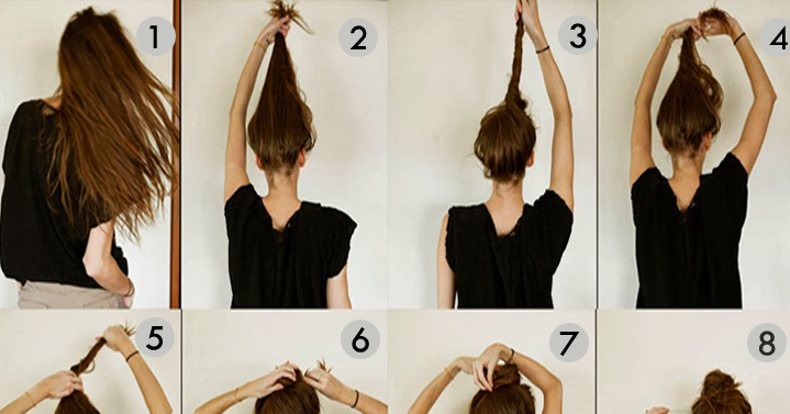 Messy Bun Hairstyles For Long Hair Step By Step Beautiful Girls