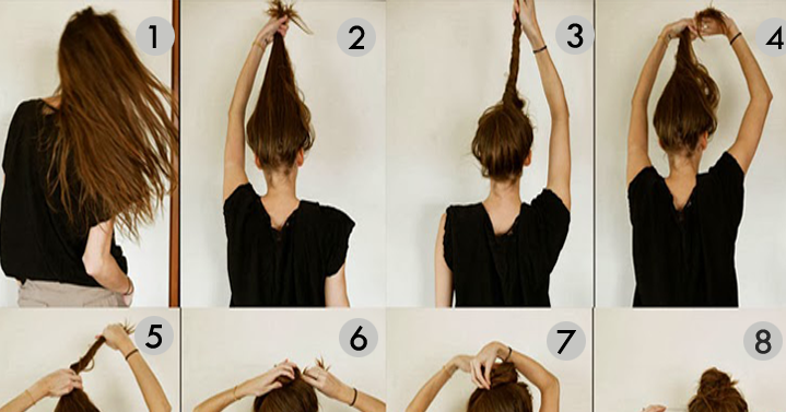 Messy Bun Hairstyles For Long Hair Step By Step |Beautiful ...