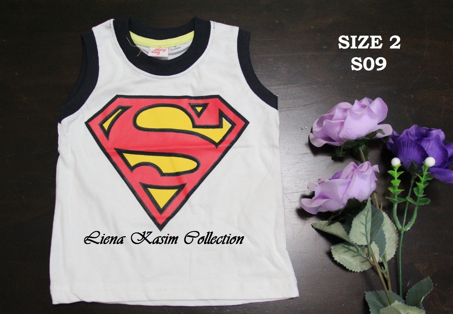 Singlet Superman Kanak2 Semurah RM7.50