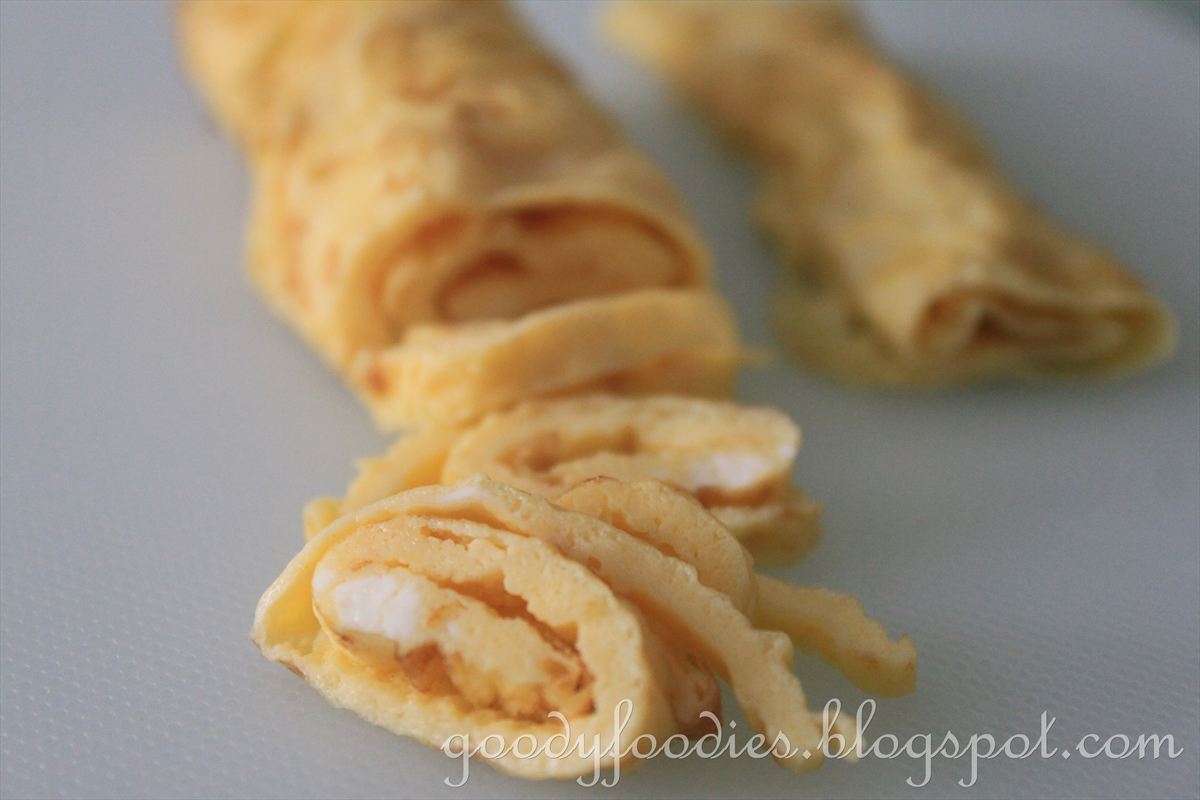 GoodyFoodies Recipe Japanese Omelette (Usuyaki tamago) + Healthy