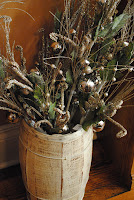 Mesmerizing golden christmas tree decoration.... Around The Corner: Holiday Trees, Wreaths, and Garland