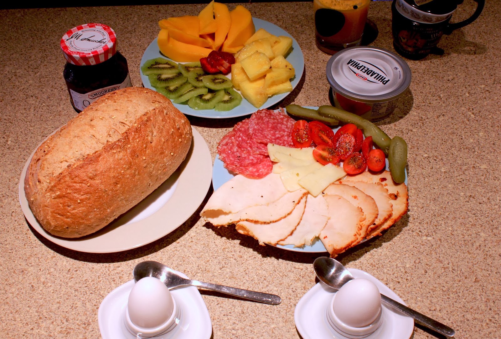 Pudica's Food Corner German Style Breakfast