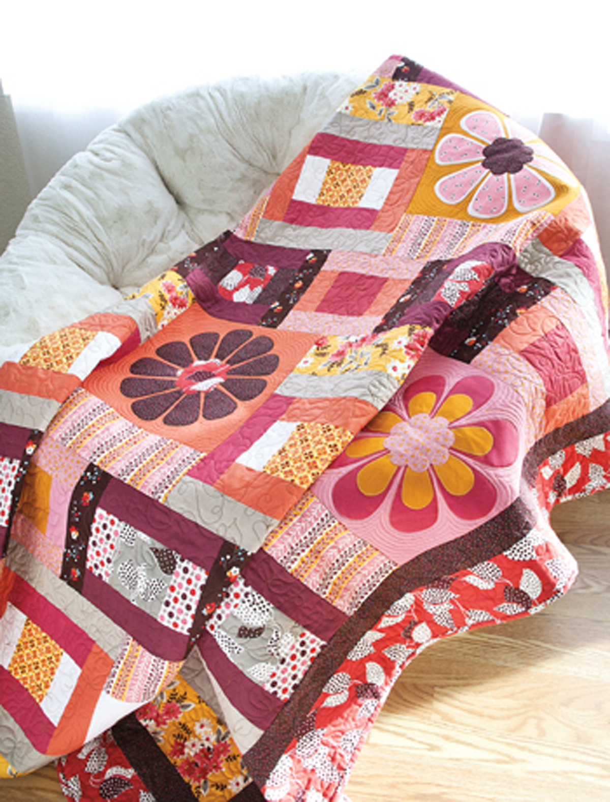 Green Fairy Quilts Cover girl! Not me, but my mom!!!