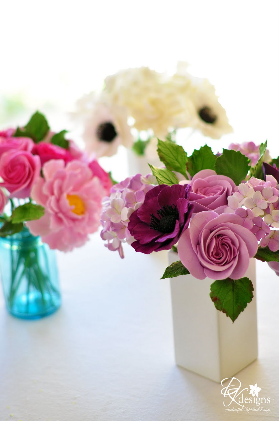 DK Designs 3 Custom Floral Arrangements