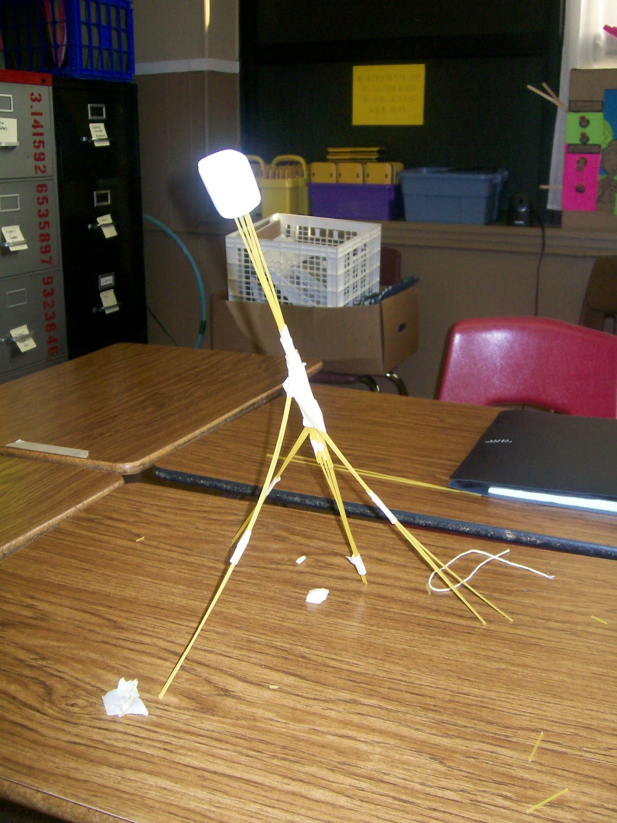 Math = Love First Annual Marshmallow Challenge