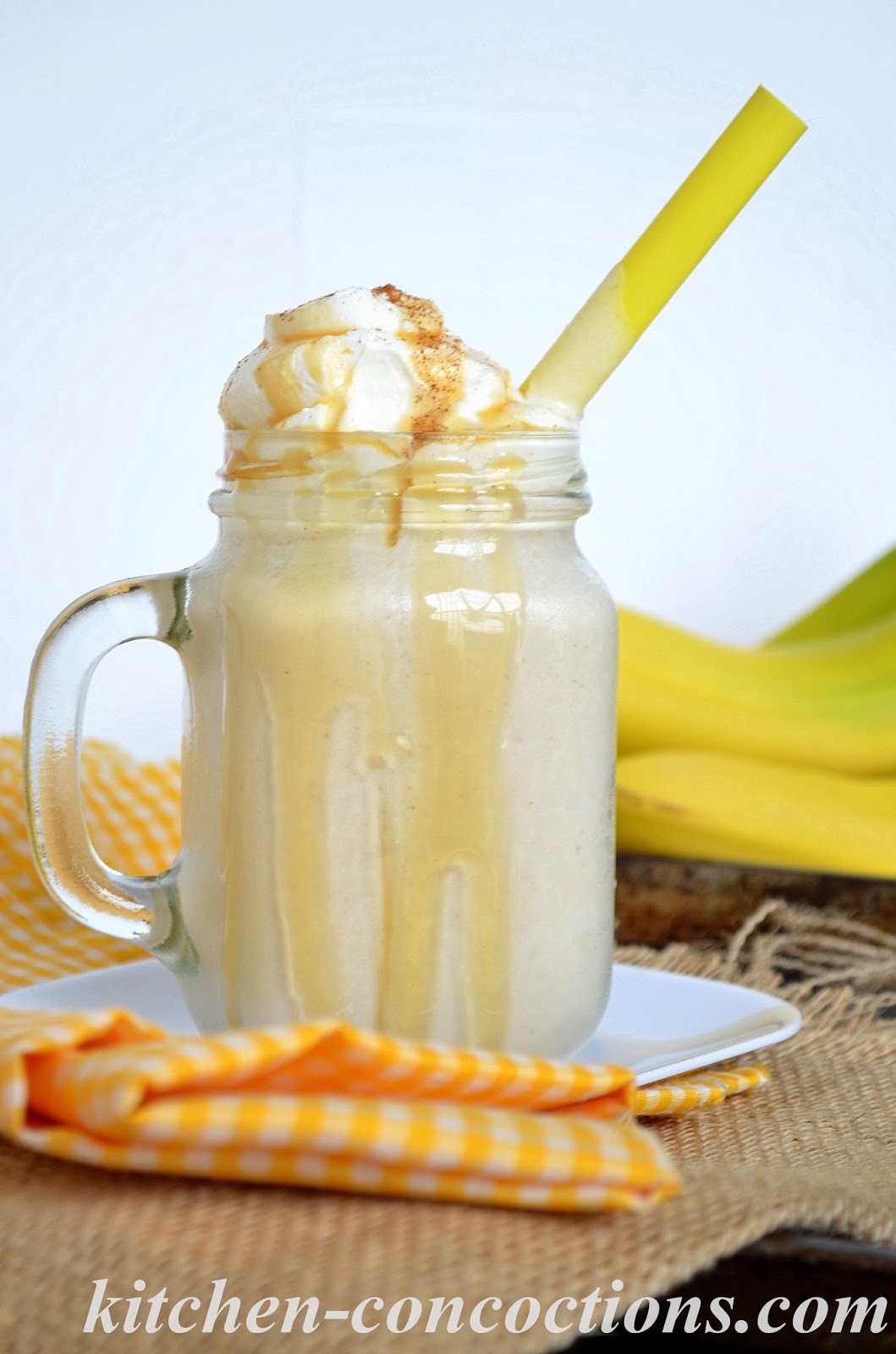 Bananas Foster Milkshake Kitchen Concoctions