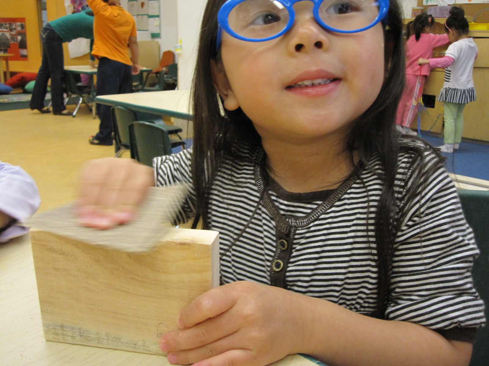 a garden woodworking with preschoolers