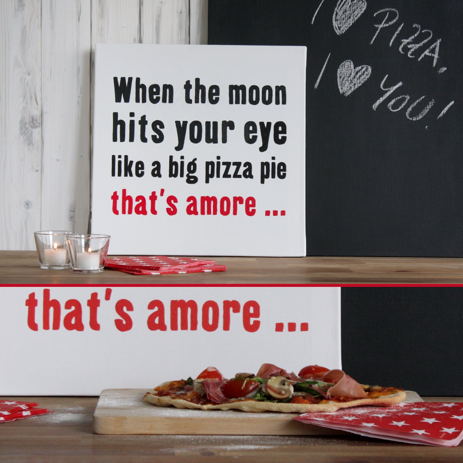 raumdinge a big pizza pie, that's amore!