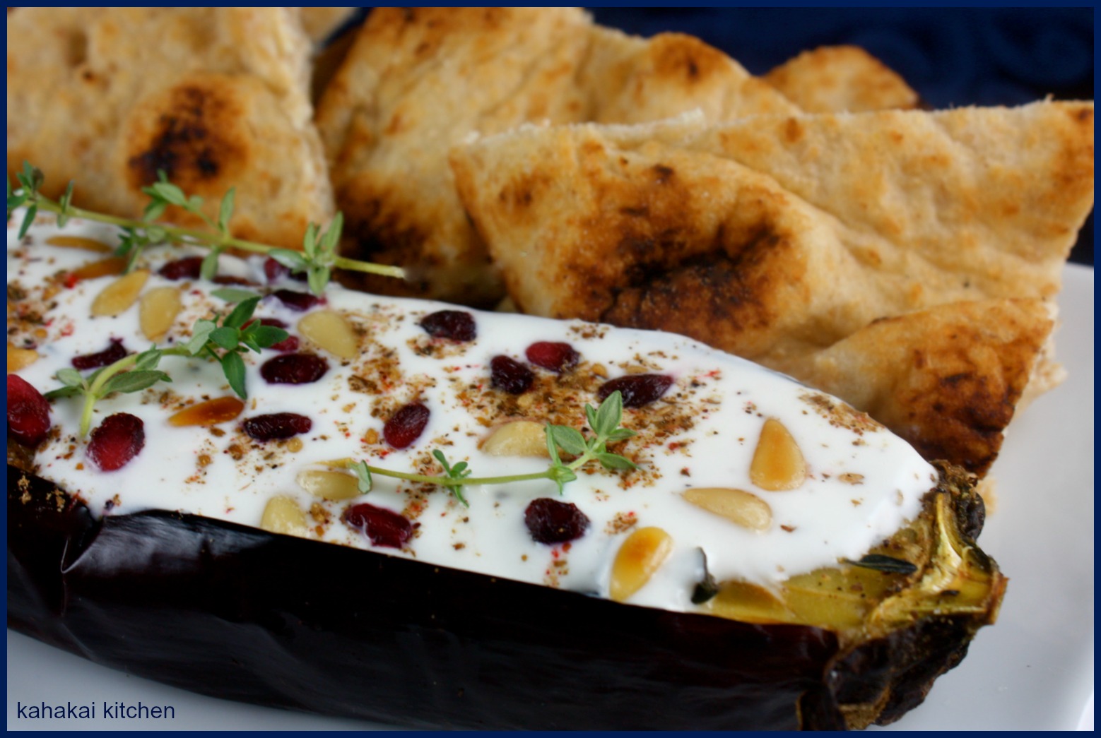 Kahakai Kitchen Ottolenghi's Eggplant with ButtermilkYogurt Sauce