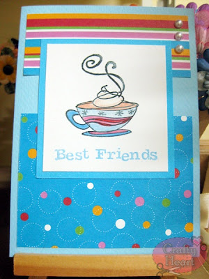 Handmade Card - Coffee and Best Friends