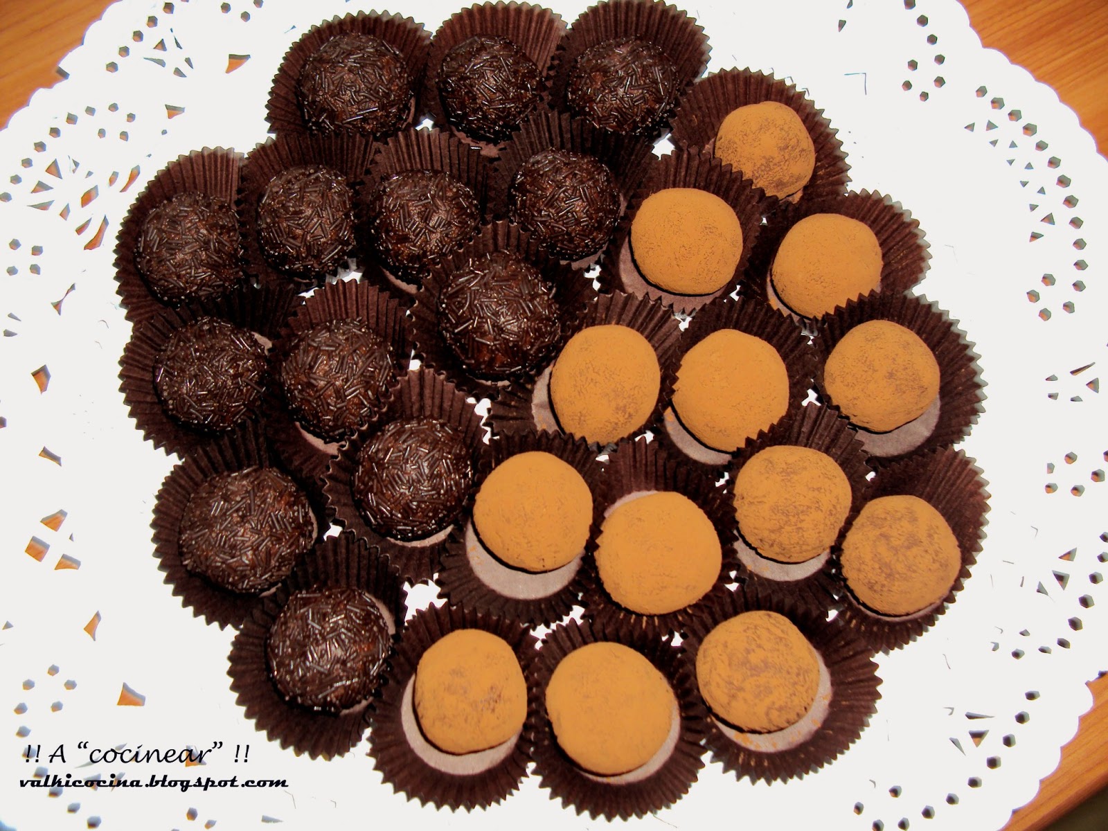 Trufas De Chocolate
