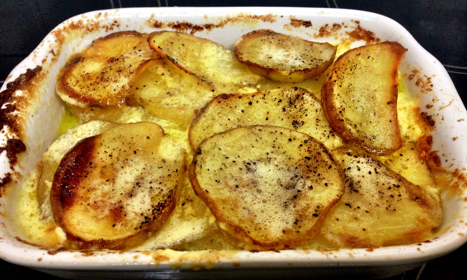 The lone gourmet Dauphinoise potatoes