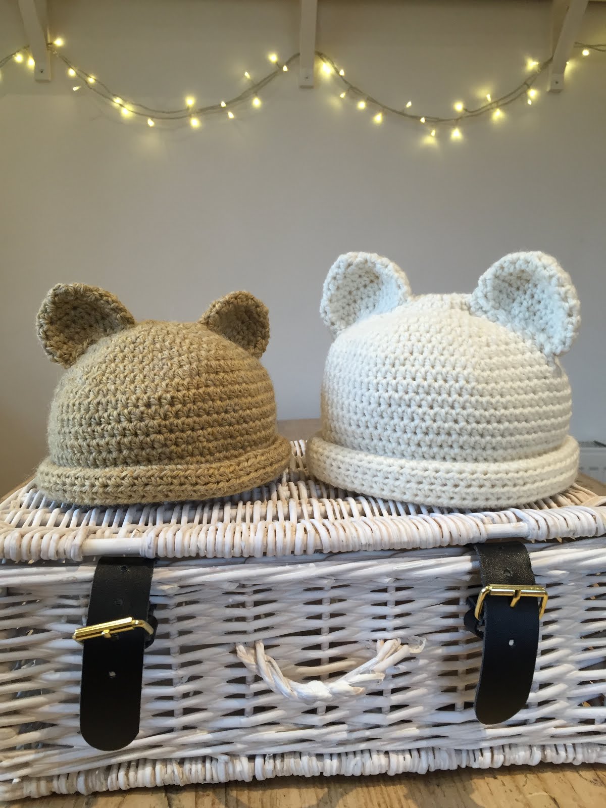 Polar Bear and Teddy Bear Hats