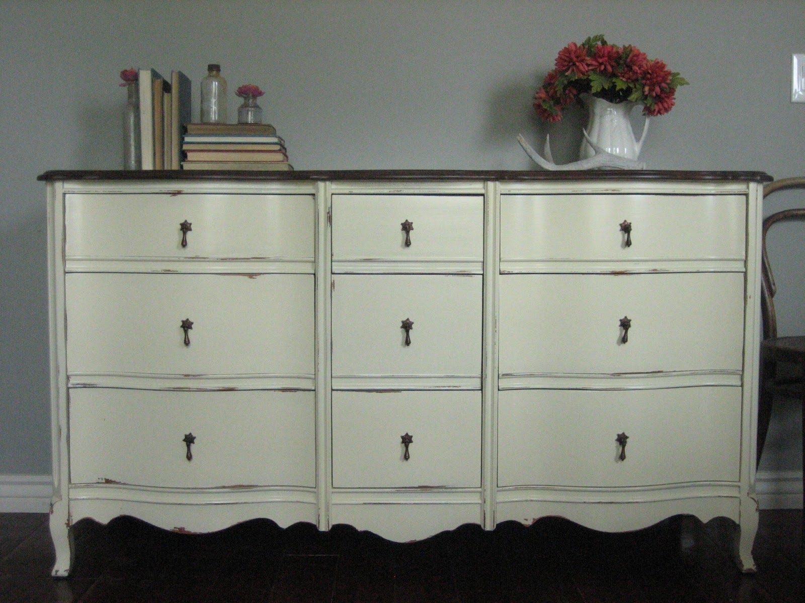 European Paint Finishes Mellow Yellow Dresser