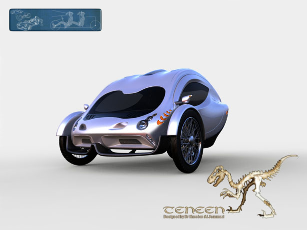 Tennen Two Seat Electric Car By Hussien Al Jammazi