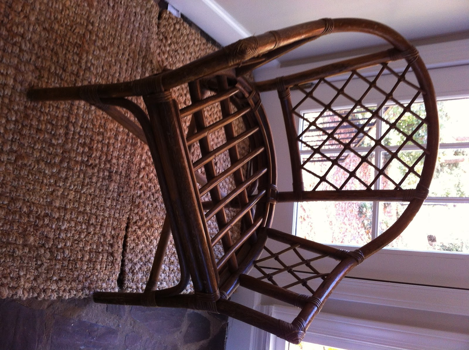 Ten June Bamboo Chair Makeover Tutorial {How I Decorate With Duct Tape}