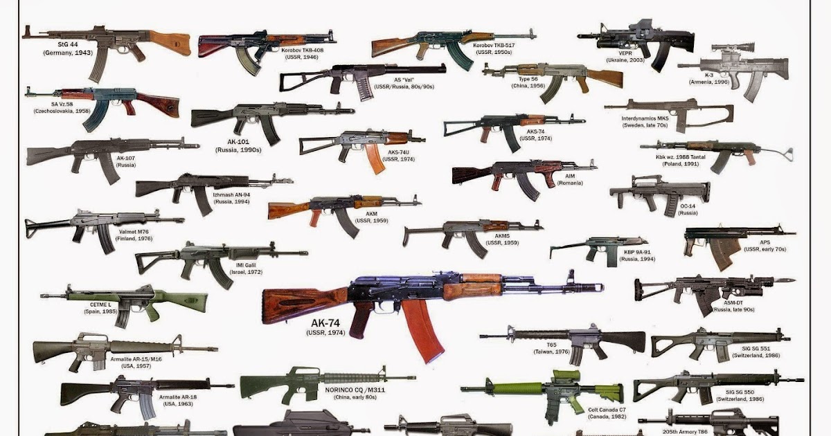 Ammo and Gun Collector Semi Auto Assault Rifle and Carbine