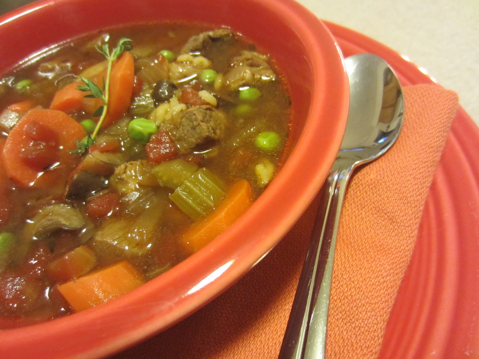 Beef Vegetable and Barley Soup Renee's Kitchen Adventures