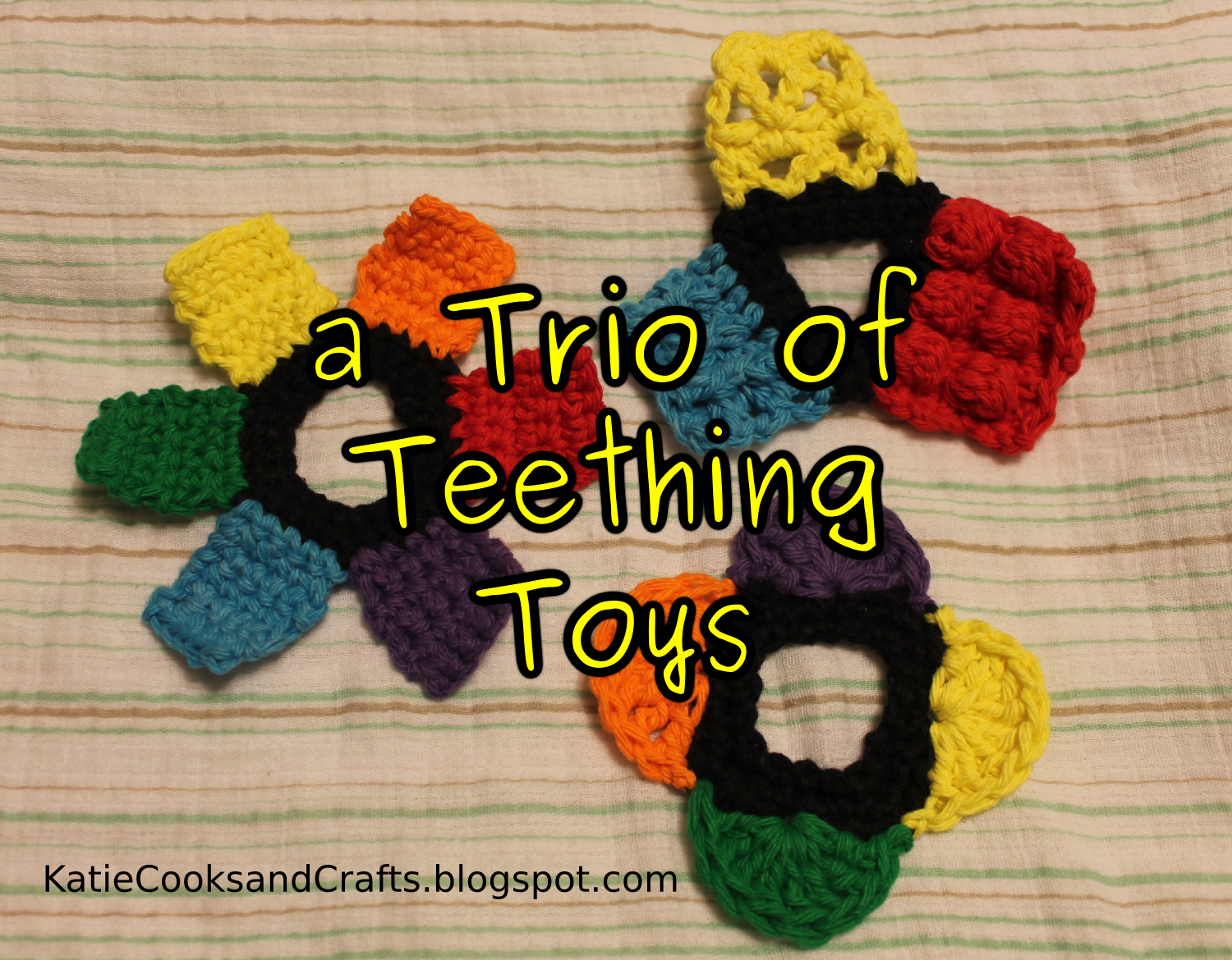 Katie Cooks and Crafts Baby Teether Toy